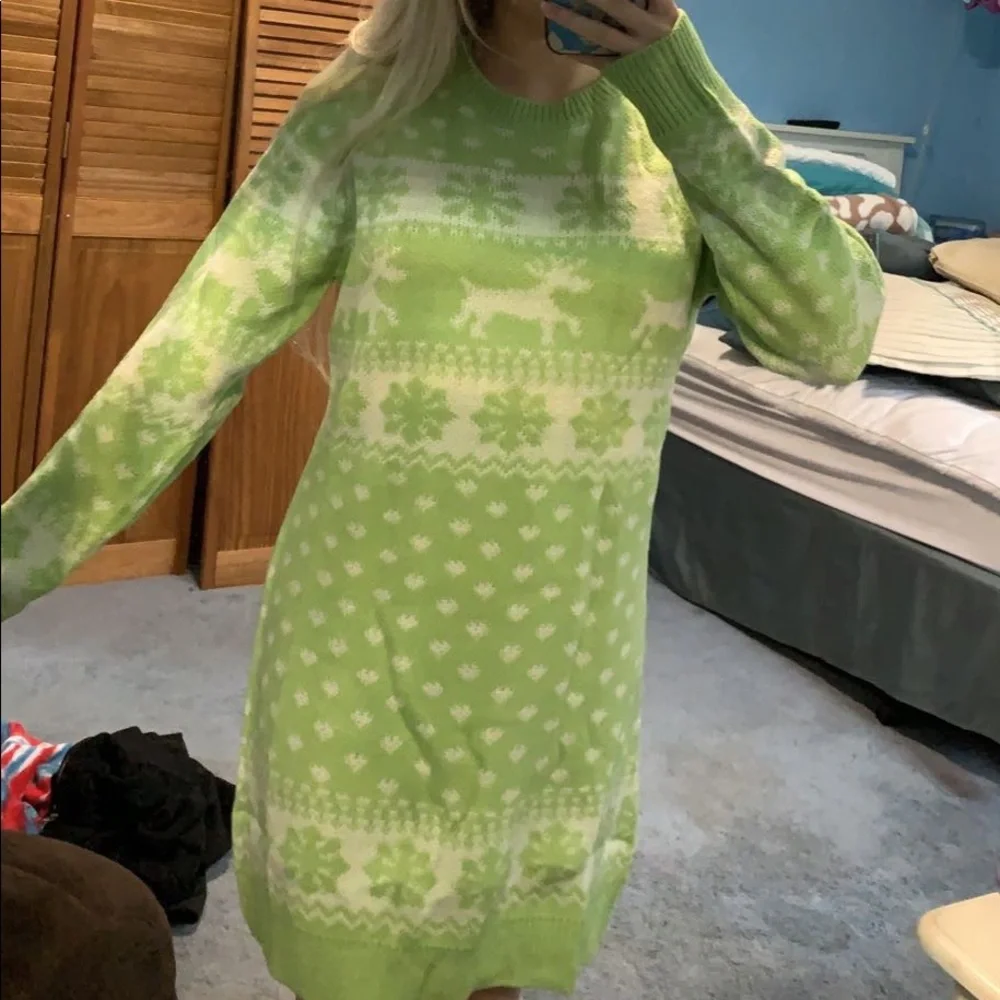 BRAND NEW IN ORIGINAL BAG Christmas Sweater Dress - Picture 3 of 4